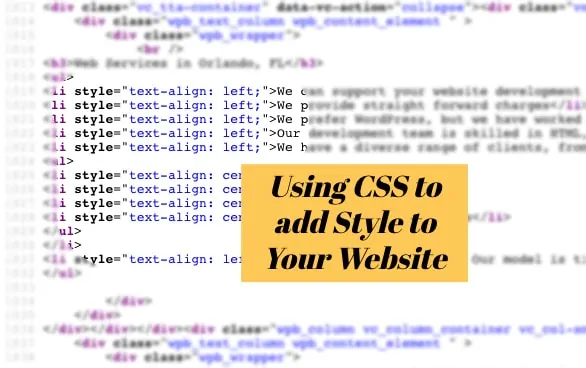 Adding CSS